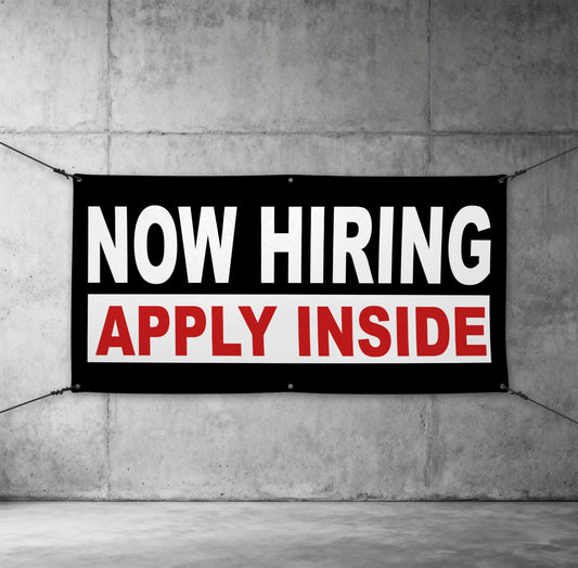 Now Hiring - Apply Inside (Ready To Ship)