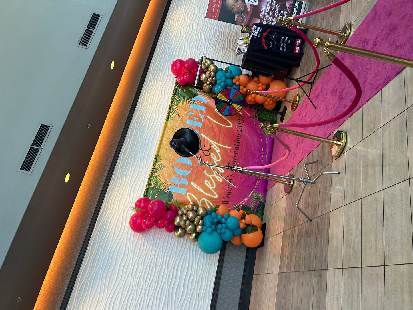 Custom Backdrop Banner with Stand: Personalized Event Photo Booth
