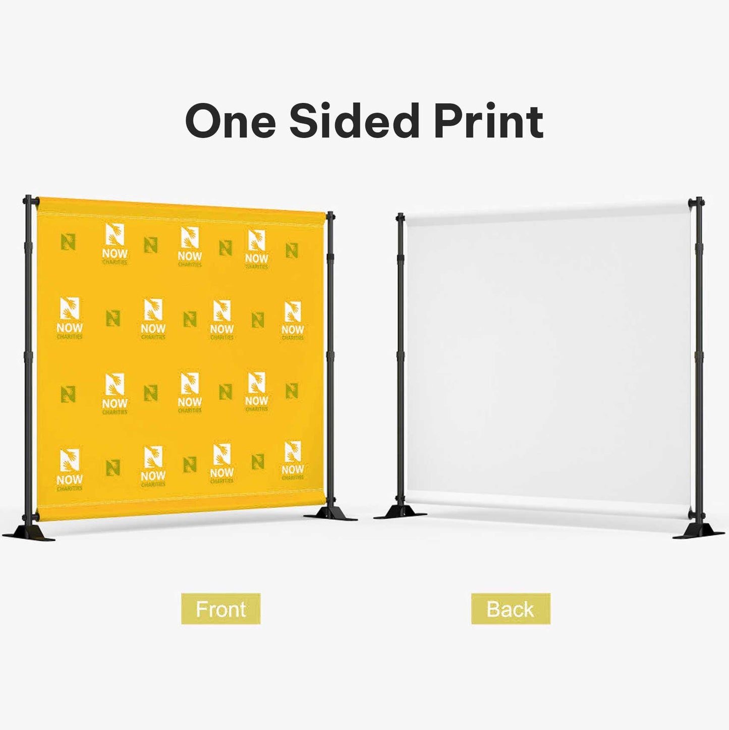 Custom Backdrop Banner with Stand: Personalized Event Photo Booth