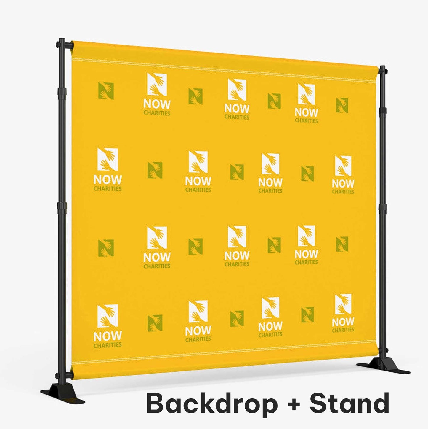 Custom Backdrop Banner with Stand: Personalized Event Photo Booth