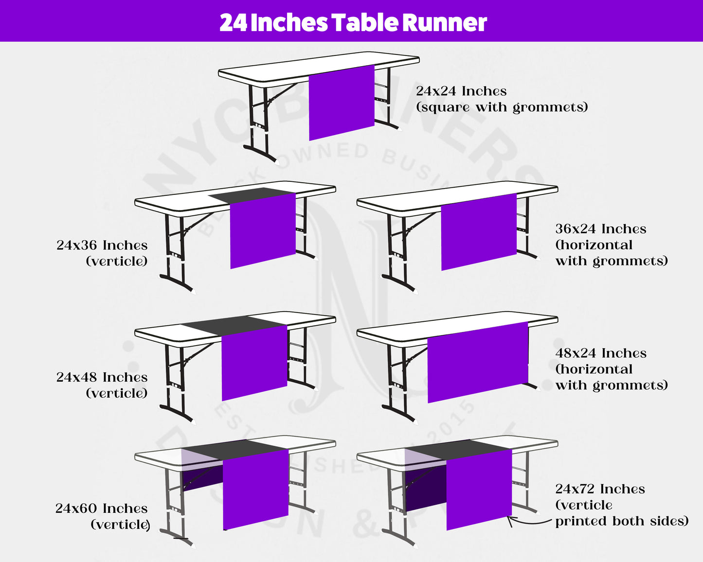 Custom Table Runner for Your Events