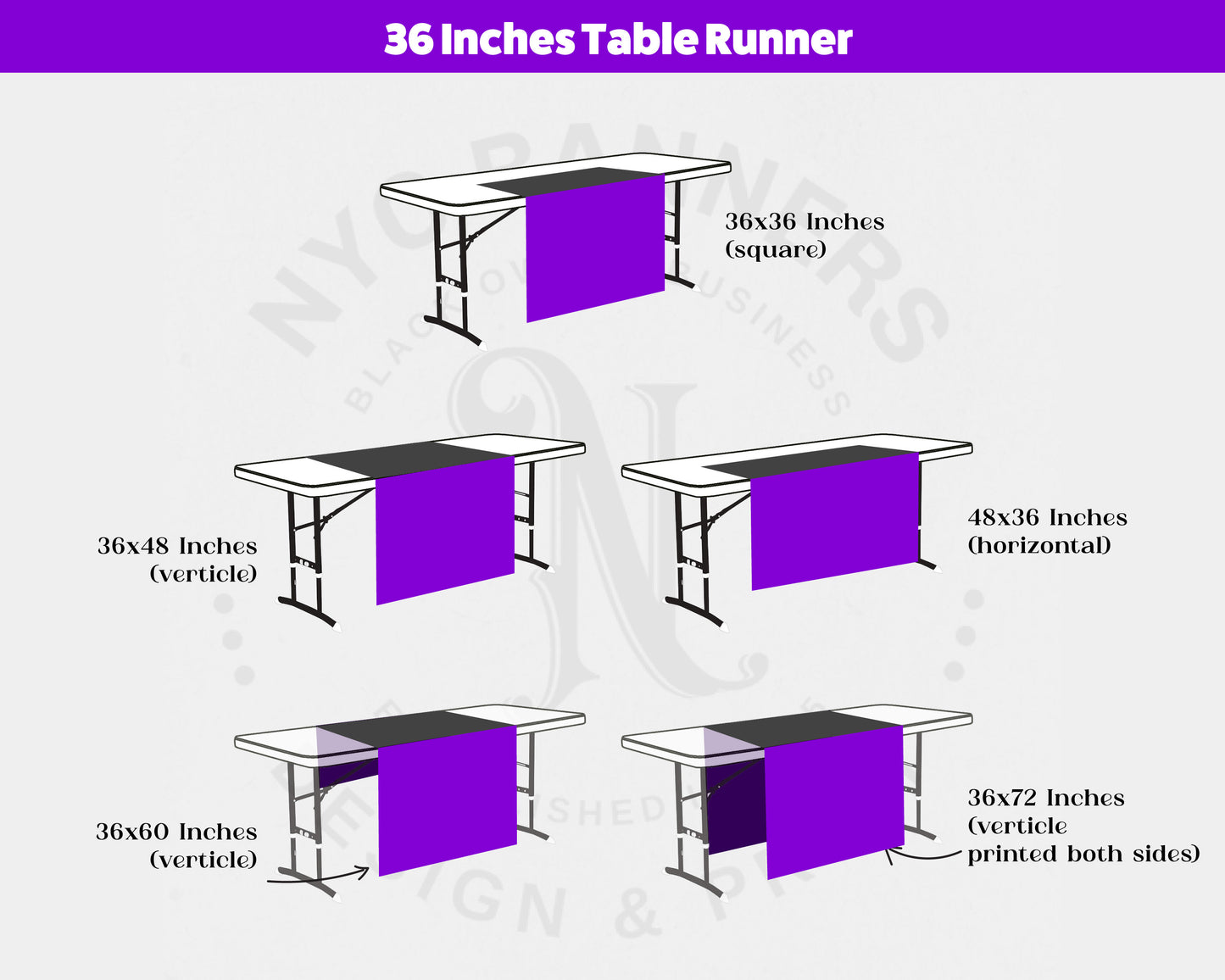 Custom Table Runner for Your Events