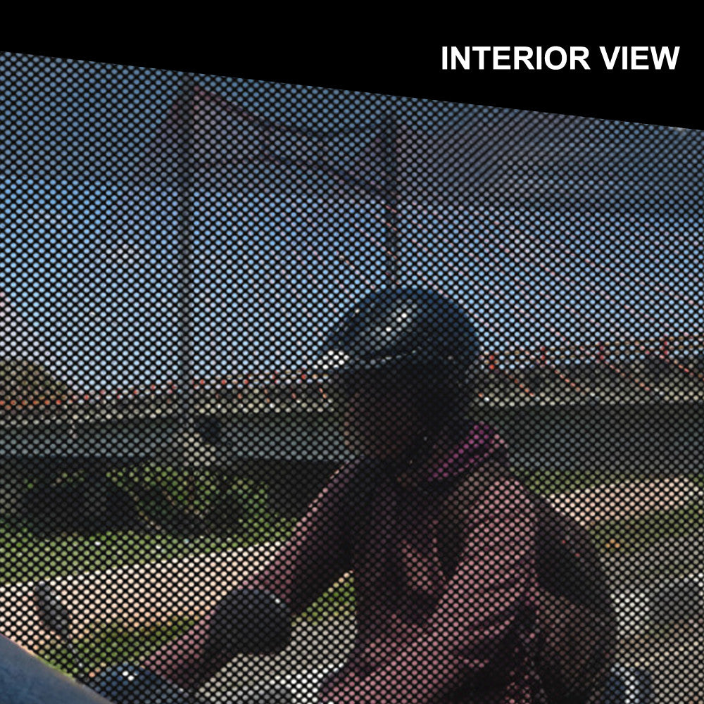 Custom Perforated Window Vinyl | One-Way Vision Window Perf Graphic