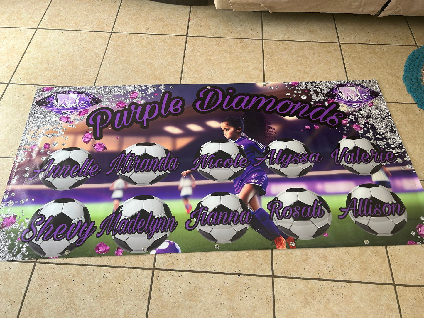 Custom Full Color Printed Vinyl Banner, Free Design, Free Overnight Shipping, Quick Turnaround