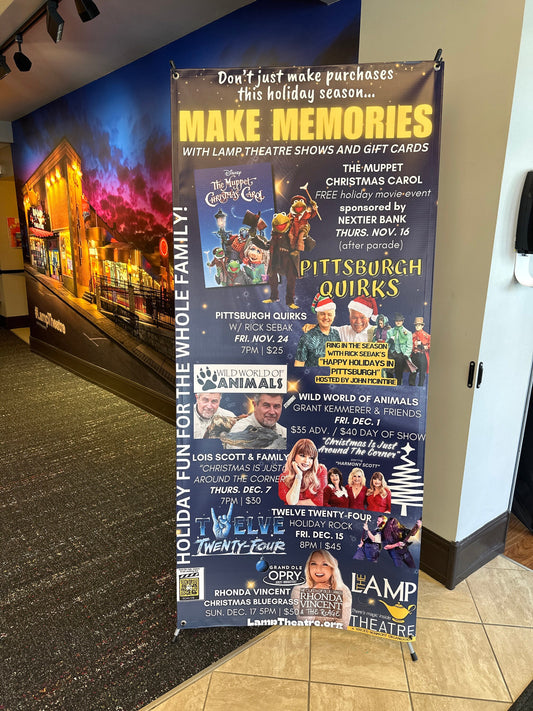 Custom X-Stand Banner: 13oz Matte Vinyl, Trade Show Display