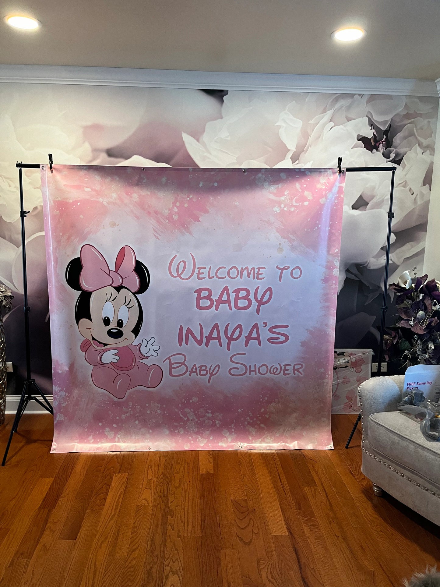 Personalized Custom Backdrop Banner | Printed Backdrop | Event | Wedding | Sweet 16 Party | Birthday | Picture Backdrop | Free Design