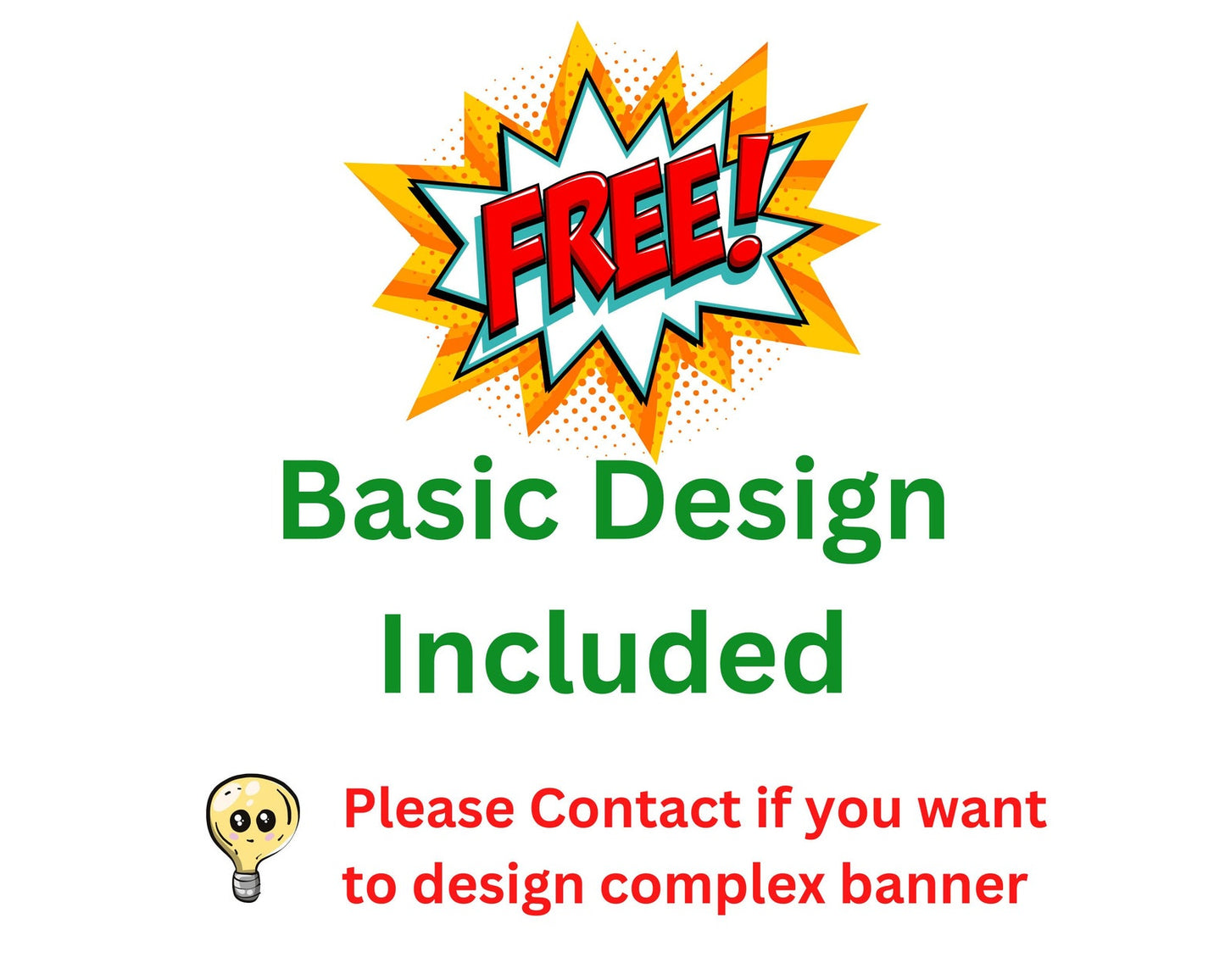 Custom Full Color Printed Vinyl Banner, Free Design, Free Overnight Shipping, Quick Turnaround