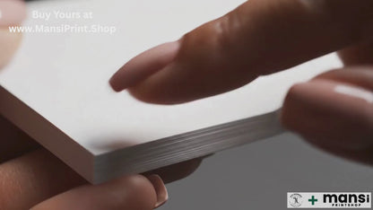 Custom 16pt Business Cards |  Free Design | Full Color Print Single or Both Sides | Gloss or Mate Finish